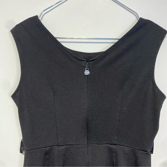 ๐๏ธ 4 for 20$ / Airoldi Bodycon Dress Point de Rome Bow / Black / S - Picture 6 of 11